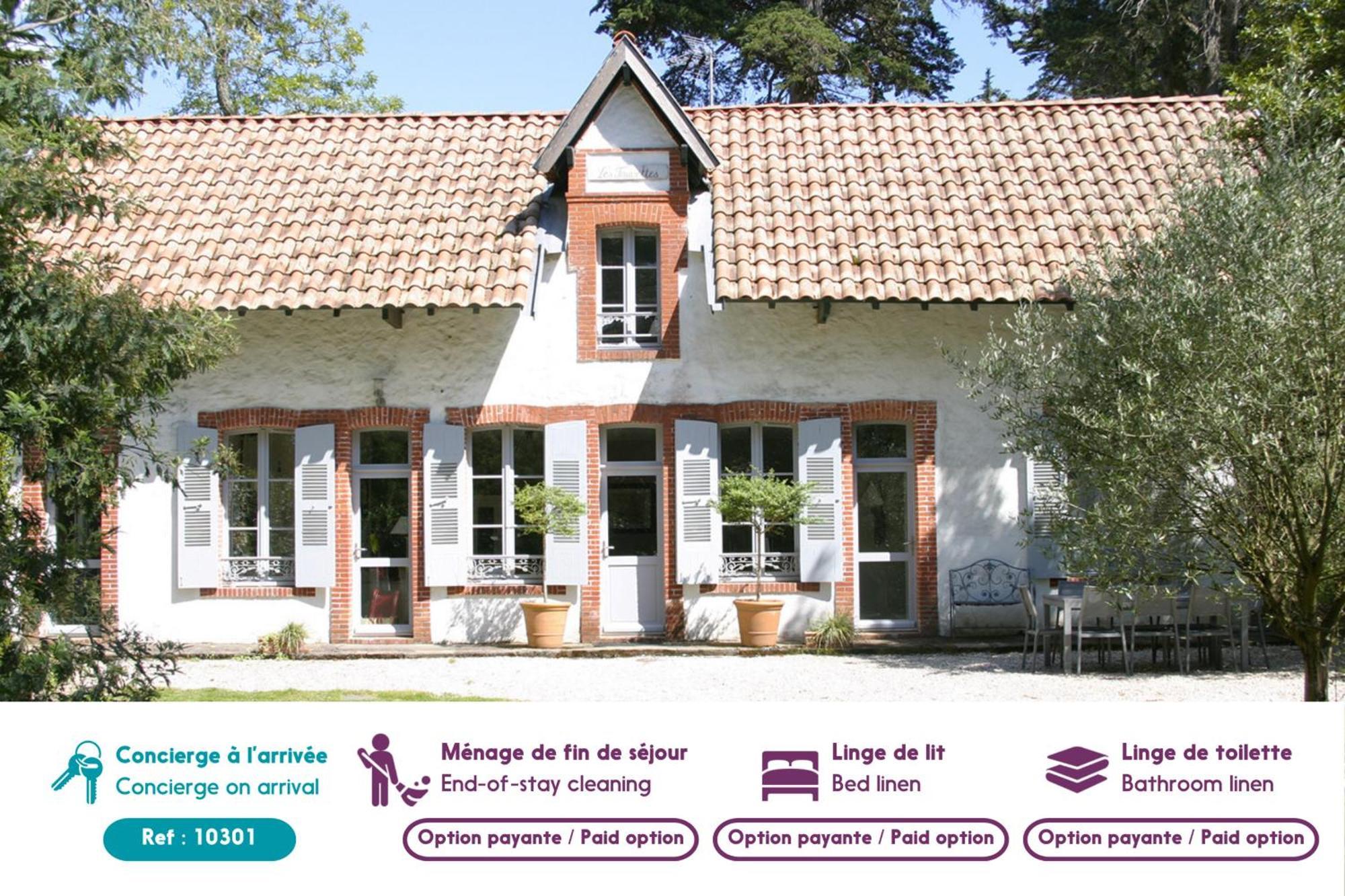 Villa Traditionnelle Pour 8 - 550M De La Plage Noirmoutier-en-l'Île Exterior foto